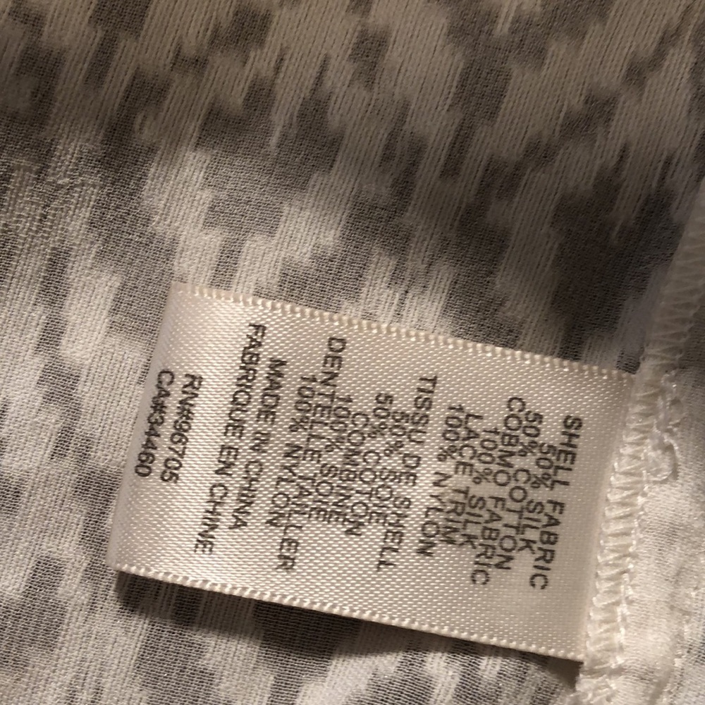 Rebecca Taylor silk, cotton textured blouse - Picture 6 of 15